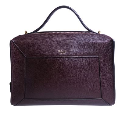 Hopton Bag, &pound;420, Handbags, Brown, Leather, Front view